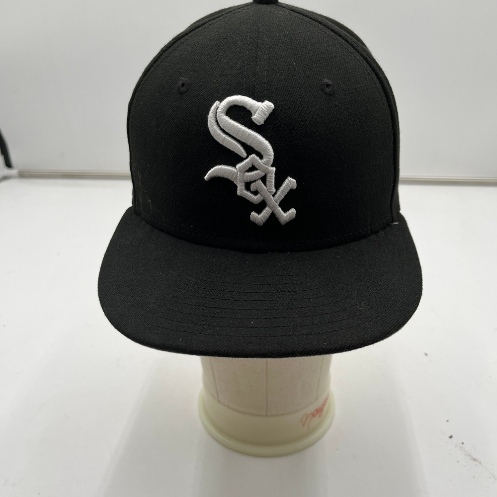 New Era Chicago White Sox Snapback Hat American League Side Patch Black S/M